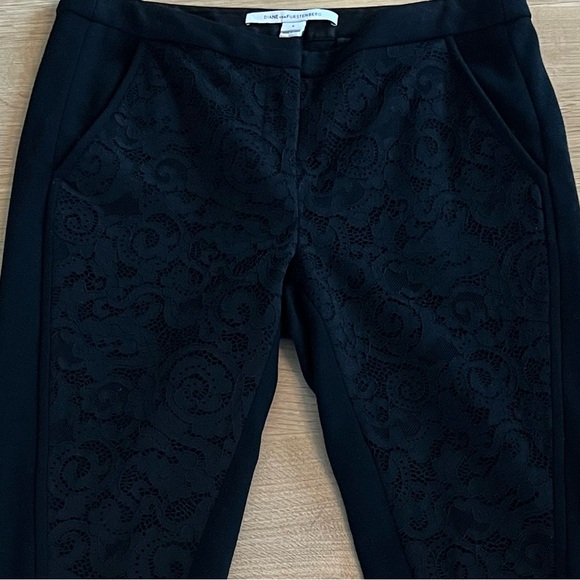 Lace front DVF skinny pants - Picture 3 of 6